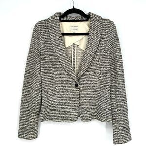Banana Republic Womens Tweed Boucle Blazer Jacket Size 6 Old Money Office Dressy